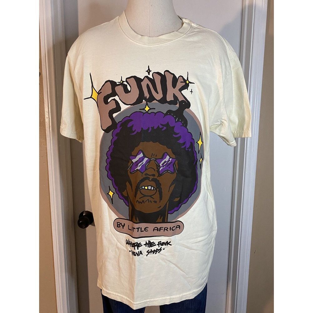 Little Africa Marketing‎ Sample Bootsy Collins FUNK T Shirt Mens L Large